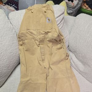 Carhartt Beige Work Overalls